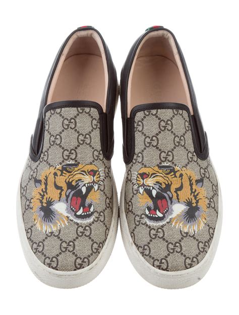 gucci tiger slip on replica|are gucci shoes real.